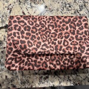 Leopard Print Clutch Bag